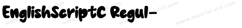EnglishScriptC Regul字体转换